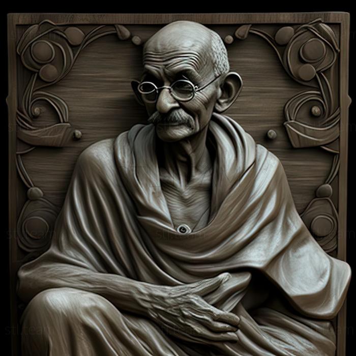 3D model Gandhi (STL)